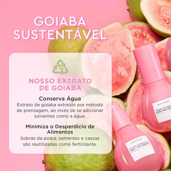 SÉRUM PARA MANCHAS COM VITAMINA C GLOW RECIPE GUAVA