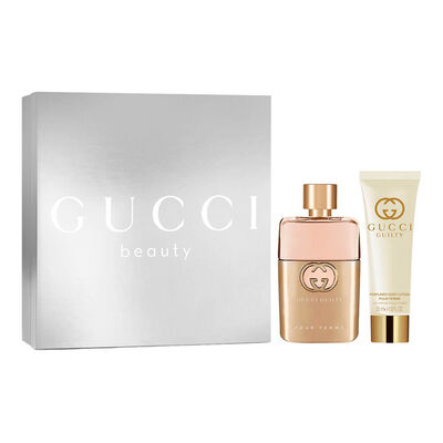 Kit Coffret Gucci Guilty Pour Femme Feminino Eau De Parfum