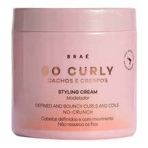 Finalizador Braé Go Curly Cachos e Crespos Styling Cream
