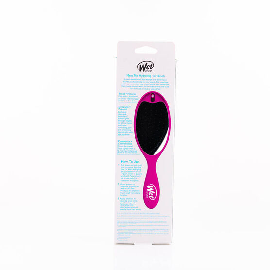 Escova de Cabelo Wet Brush com Dispenser para Tratamento