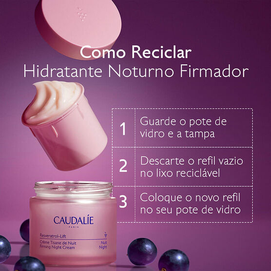 Hidratante Noturno Caudalie Resveratrol-Lift Alternativa ao Retinol