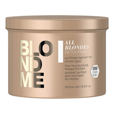 Máscara Schwarzkopf Blond Me Purificante Detox Todos os Loiros