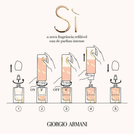 Refil Perfume Giorgio Armani Sì Intense Feminino Eau de Parfum