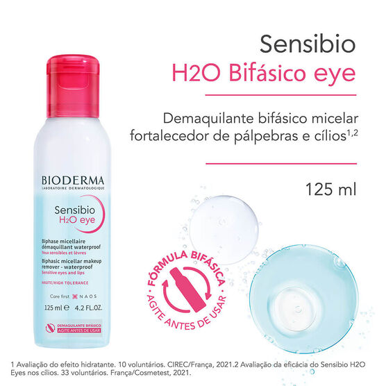 Demaquilante Bioderma Bifásico Micelar Sensibio H2O