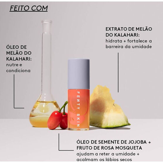 Óleo Labial Fenty Treatz Hydrating + Strengthening Lip Oil
