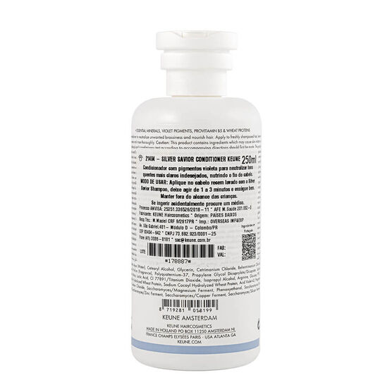 KEUNE      CARE SILVER   COND 250ML