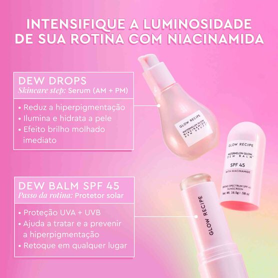 PROTETOR SOLAR SPF 45 GLOW RECIPE WATERMELON GLOW DEW BALM
