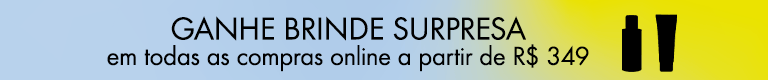 Skin Vibes | Ganhe brinde surpresa em todas as compras online a partir de R$ 349 - Use o cupom: BRINDESURPRESA